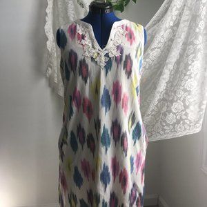 J. Crew leopard dress.